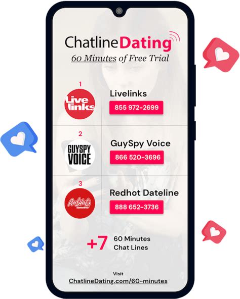 phone chat lines 60 min free|Free Trial